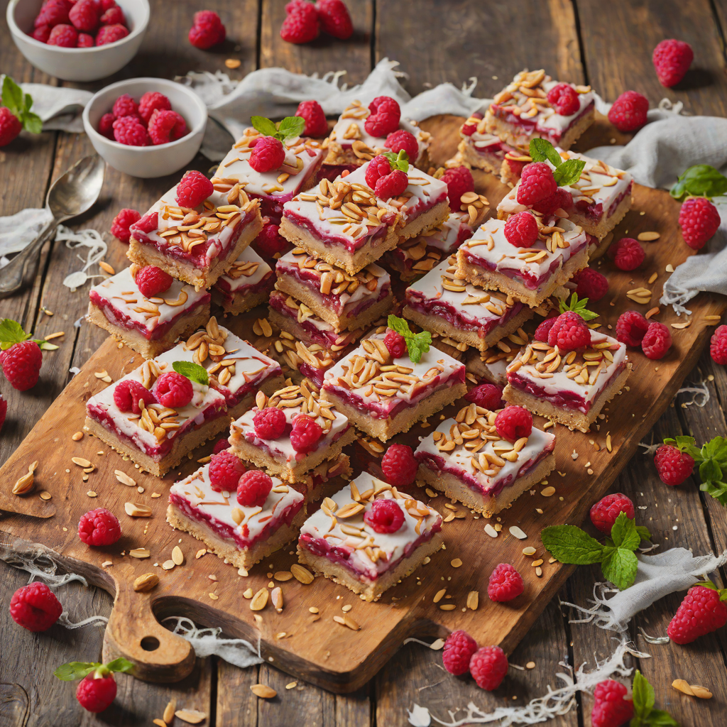 No-Bake Raspberry Almond Icebox Bars