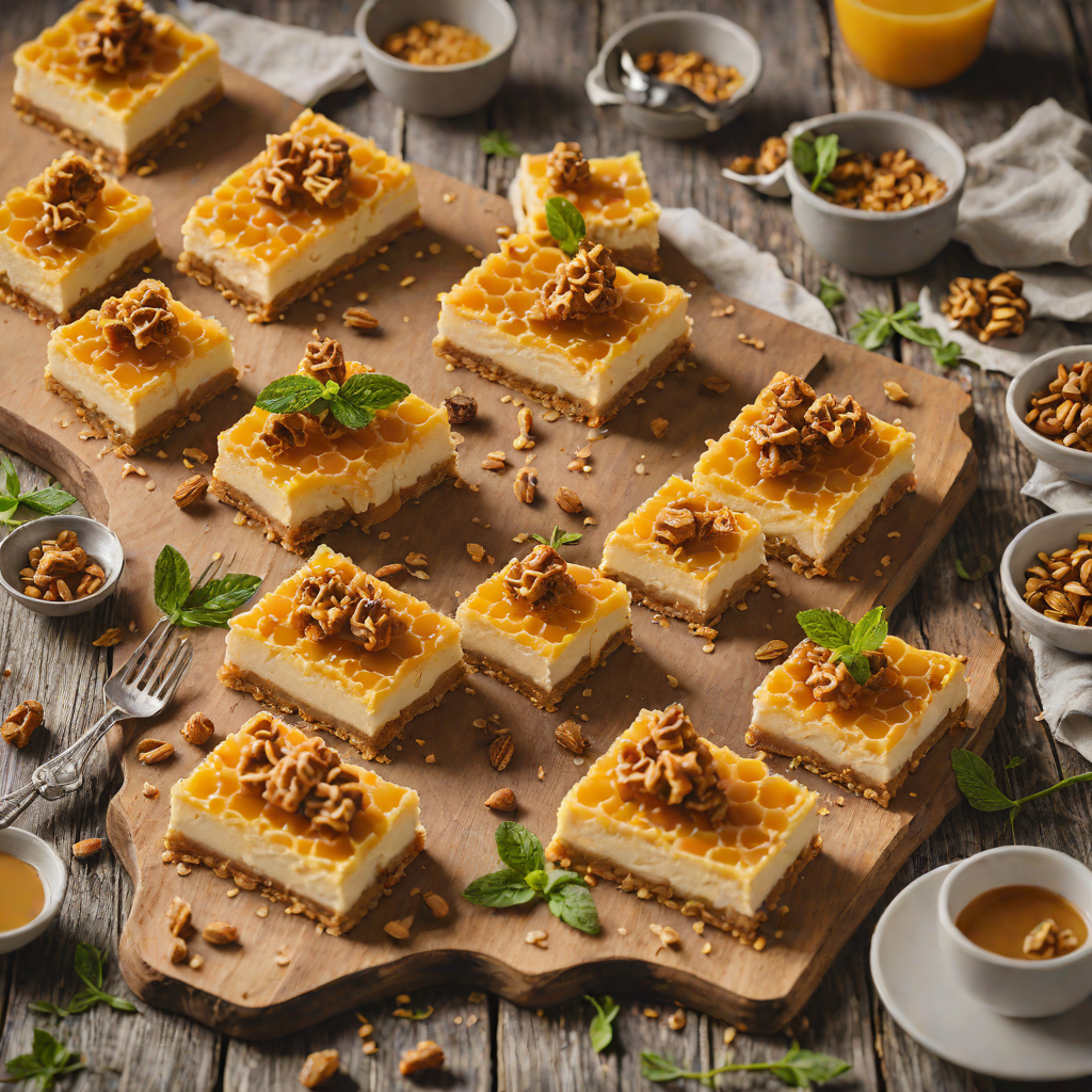 Baked Honeycomb Cheesecake Bars