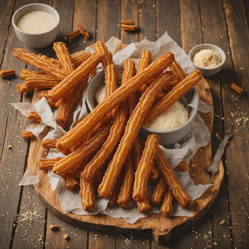 Pan-Fried Spanish Churros with Cinnamon Sugar