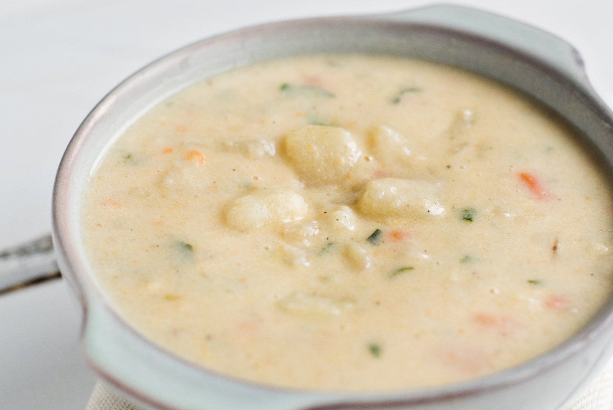 Authentic Comfort Potato Soup with Crispy Sage