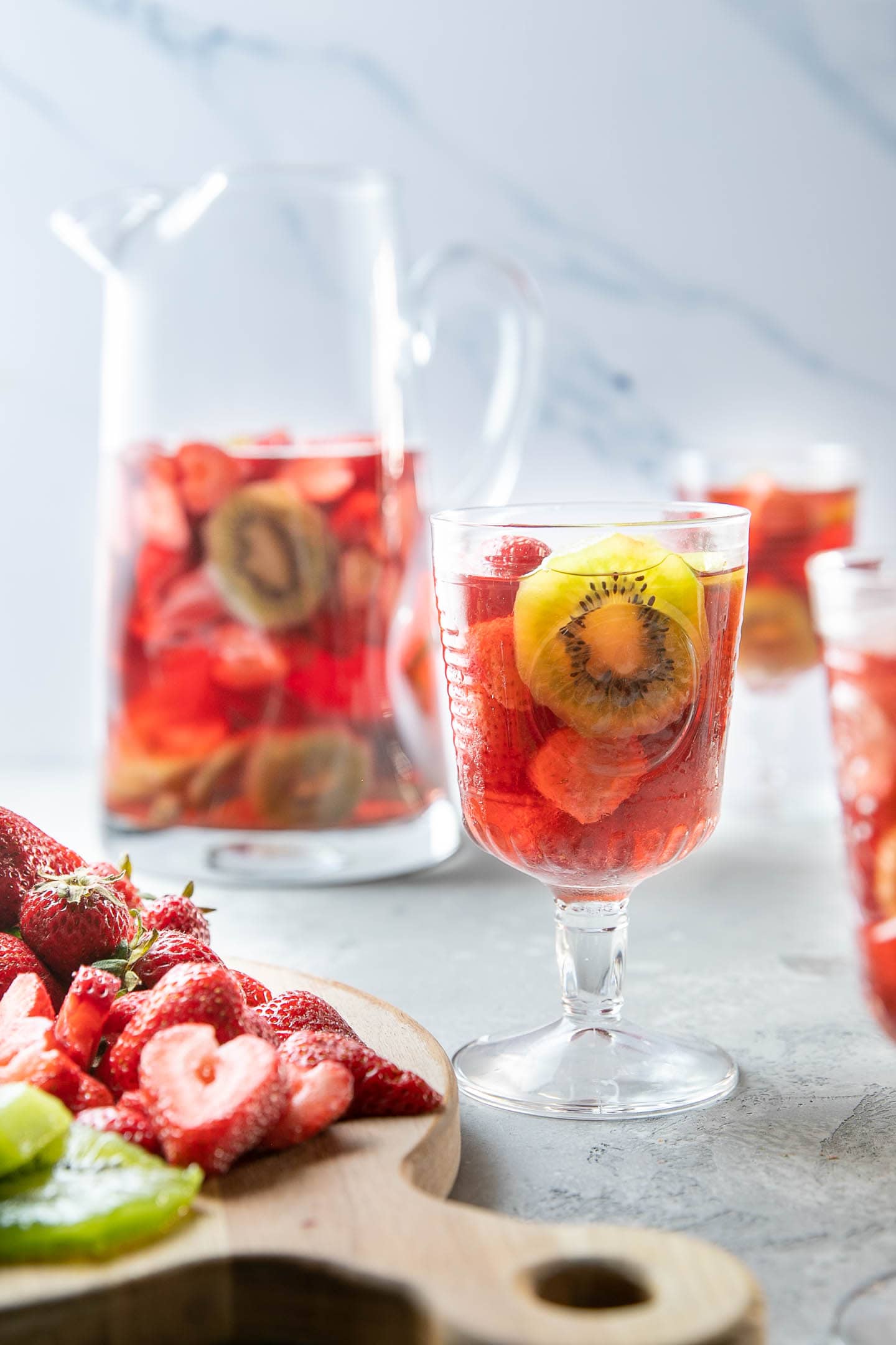 Kiwi-Honey Sangria Pitcher