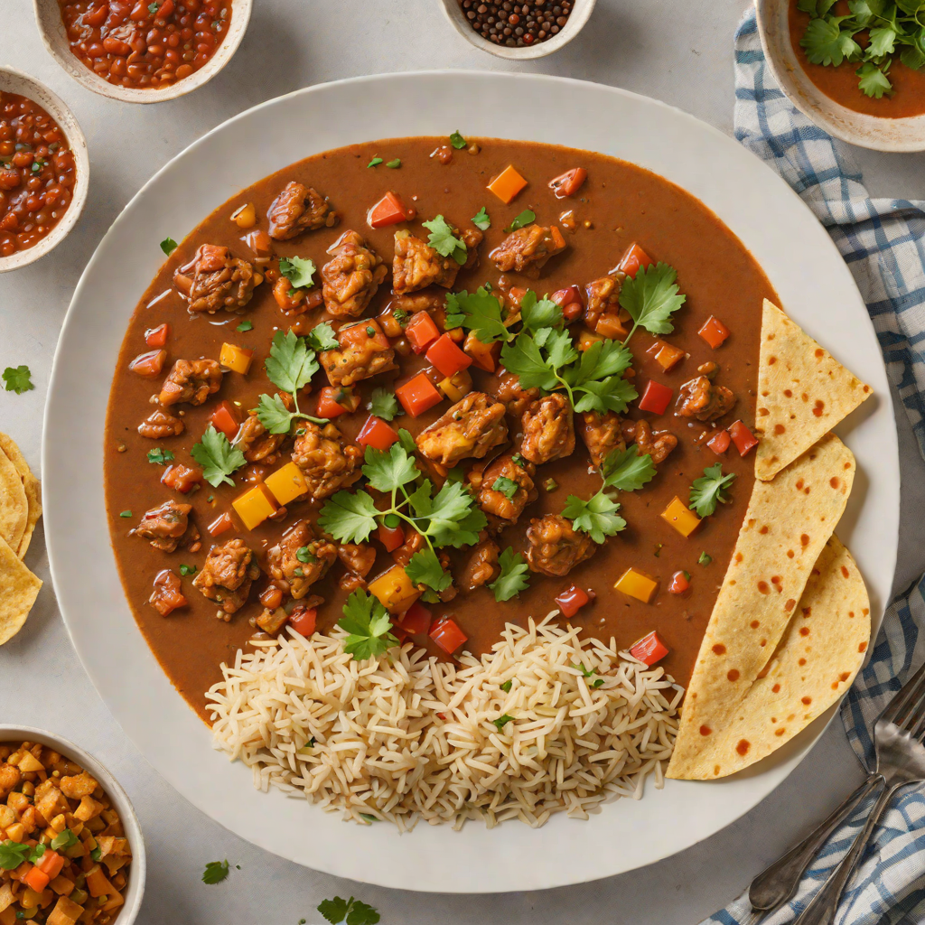 Berbere-Spiced Chicken Stew with Soft Injera Flatbread