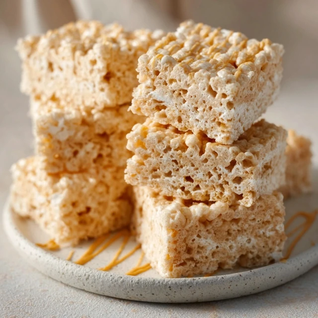 No-Bake Rice Krispie Treats with Toasted Marshmallows