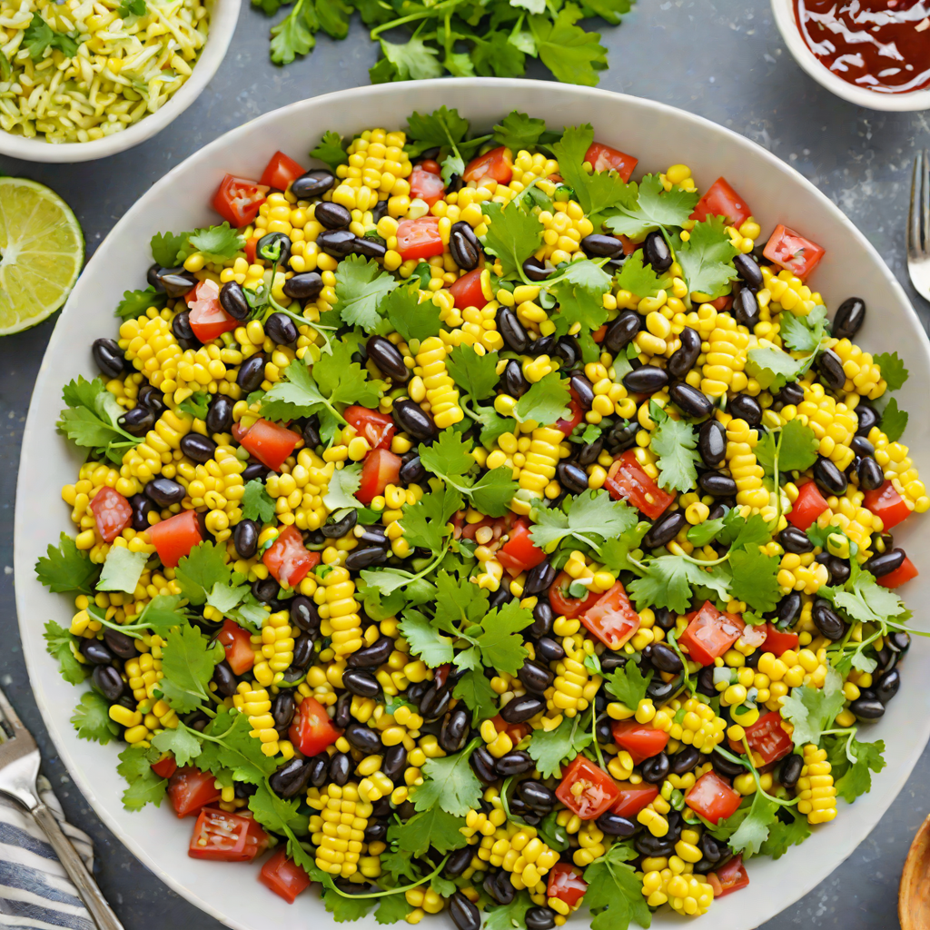 Epic Summer Corn and Black Bean Salad with Cilantro Lime Dressing