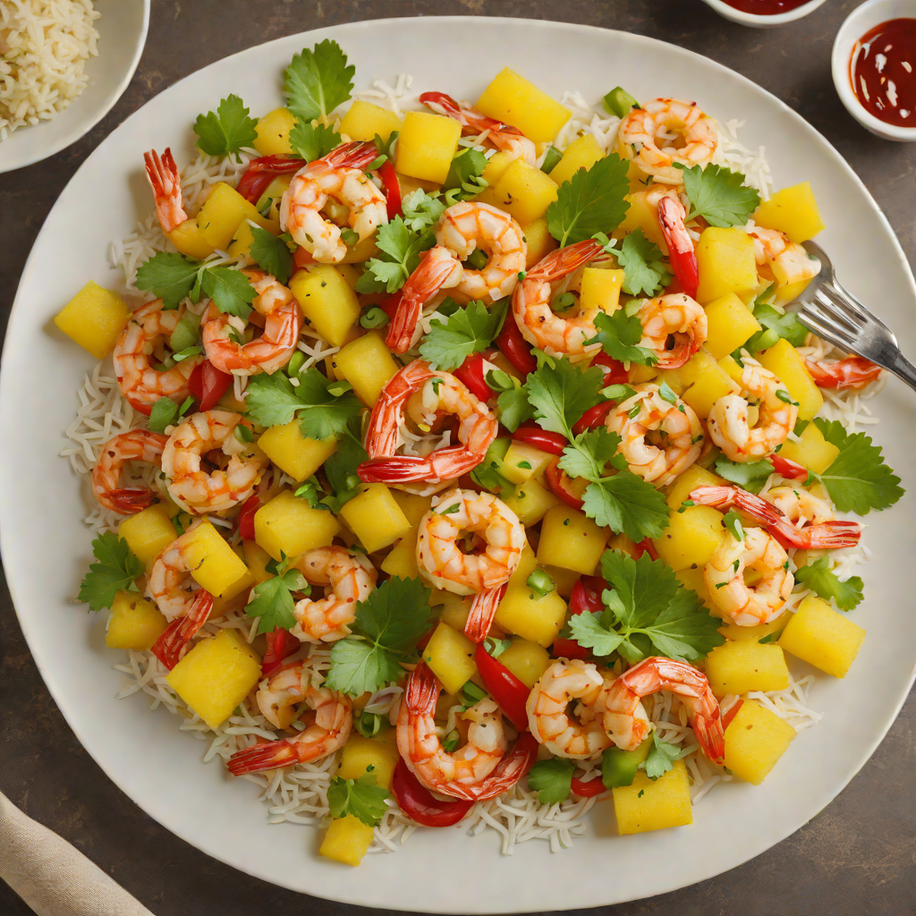 Tiki-Style Spicy Pineapple Shrimp Stir-Fry