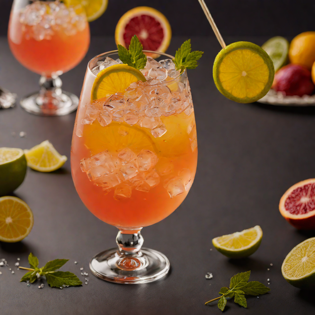 Gradient Sunset Rum Punch