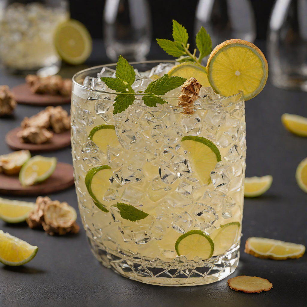 Ginger Cardamom Gin Collins