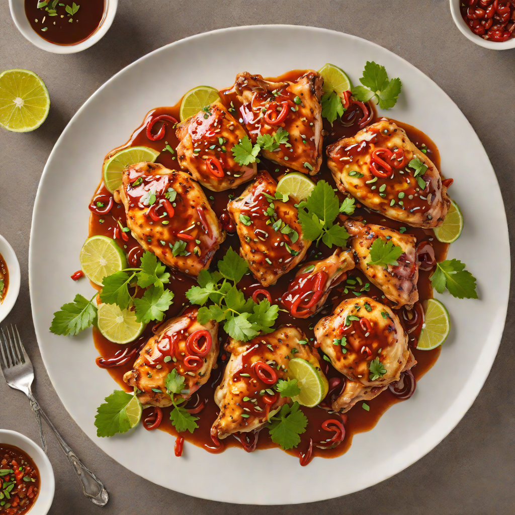 Pan-Seared Chicken with WhatsApp-Inspired Chili Lime Glaze