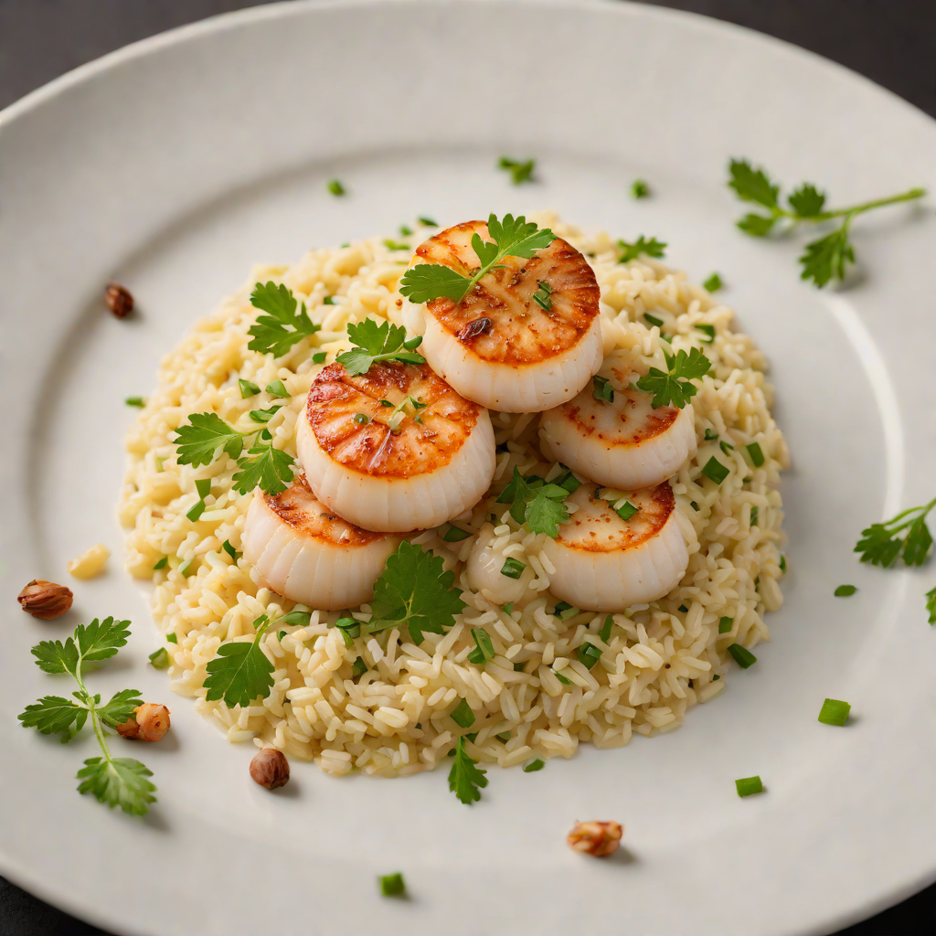 Tasmanian Scallop and Lemon Myrtle Risotto