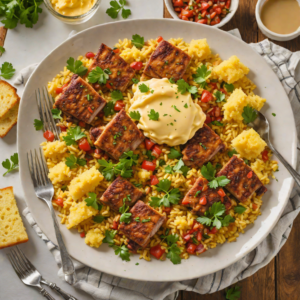 Southeast Missouri Style Pork and Cornbread Skillet