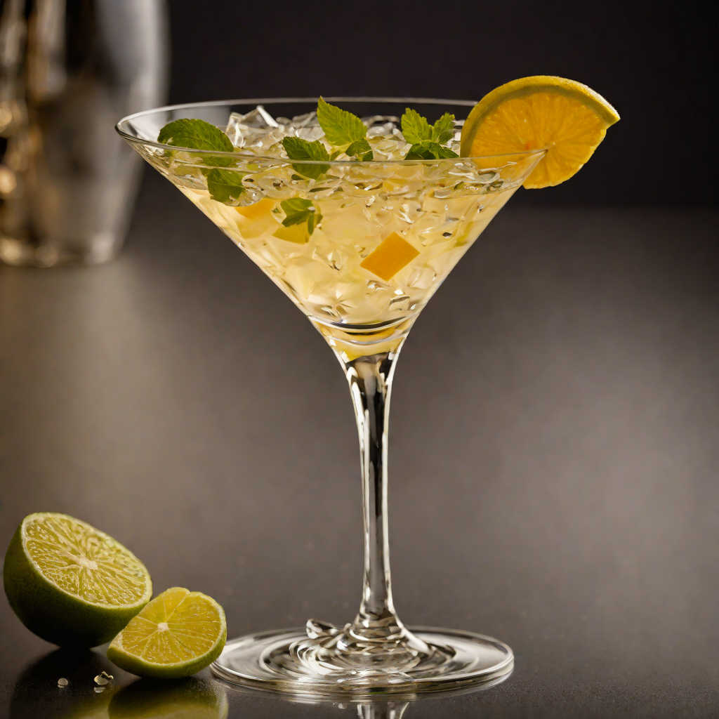 White Vermouth and Citrus Martini