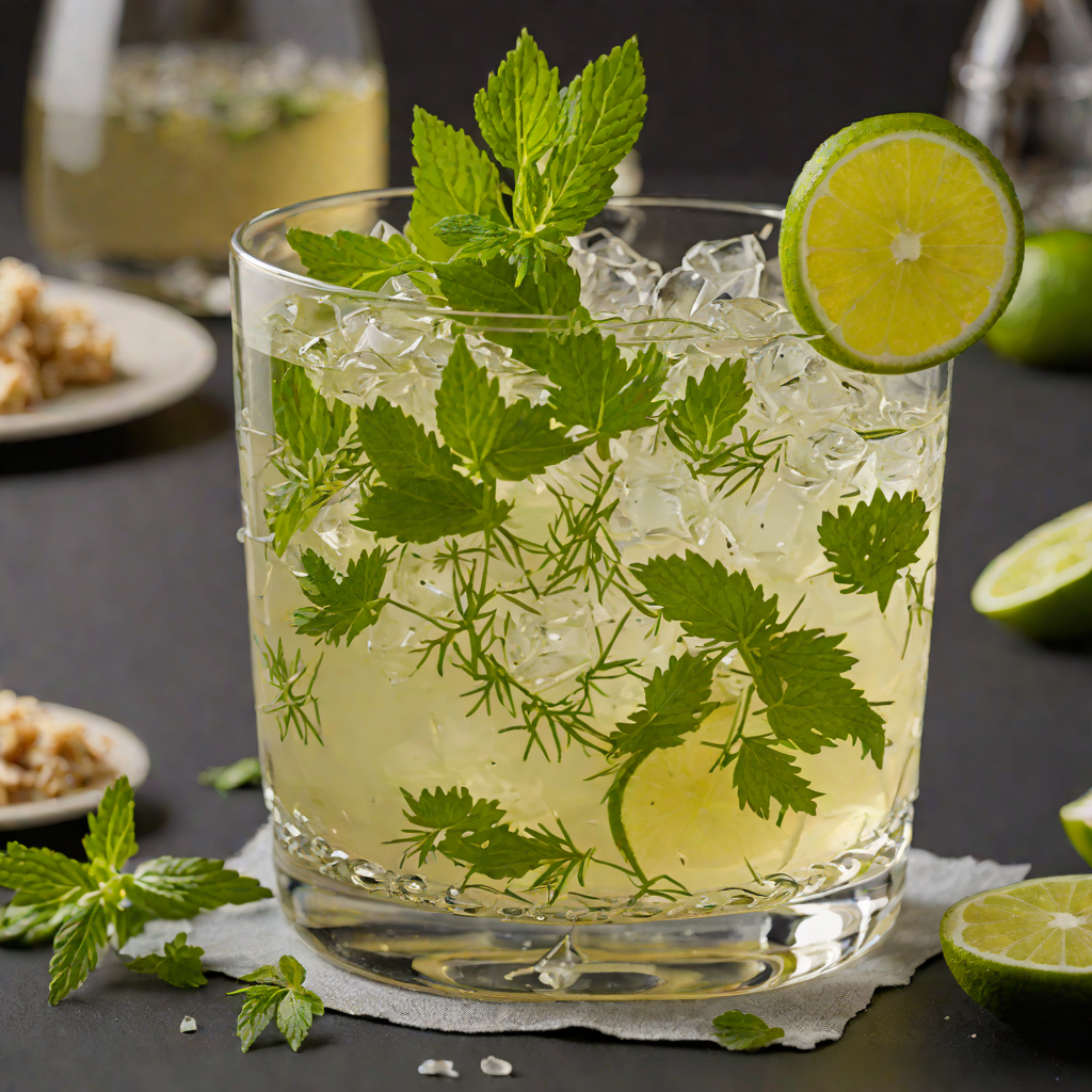 Muddled Garden Herb Vodka Smash