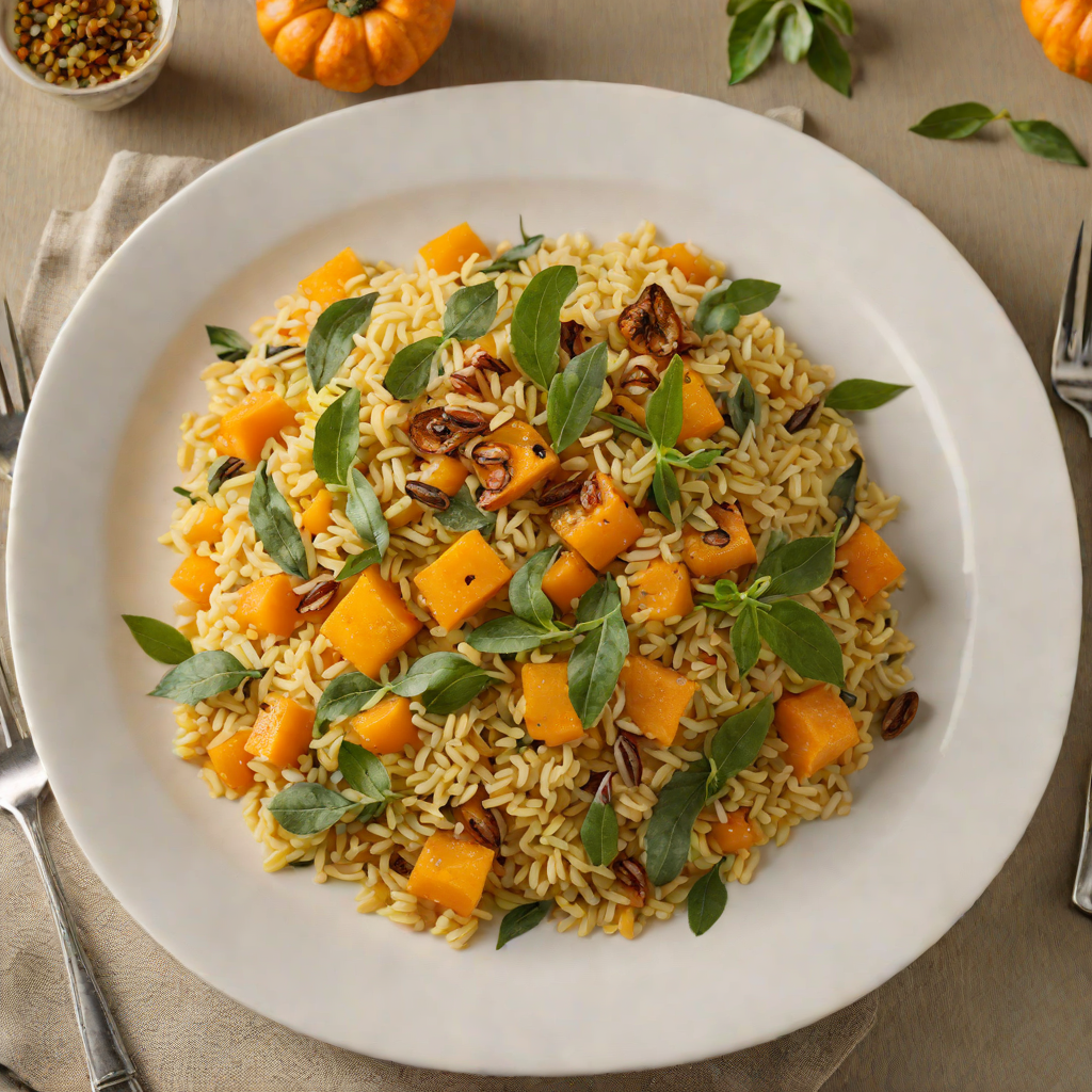 Roasted September Pumpkin and Sage Risotto
