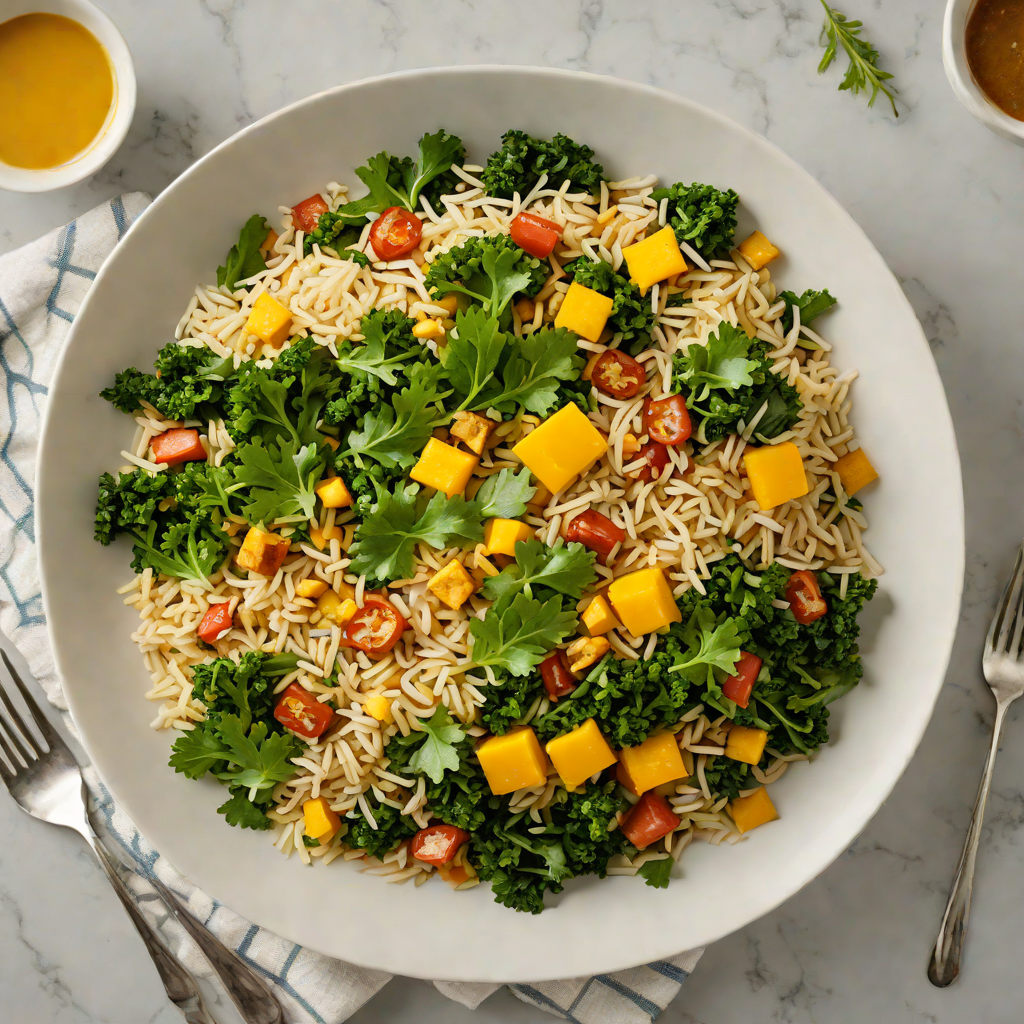 Immune-Boosting Turmeric-Kale Rice Bowl