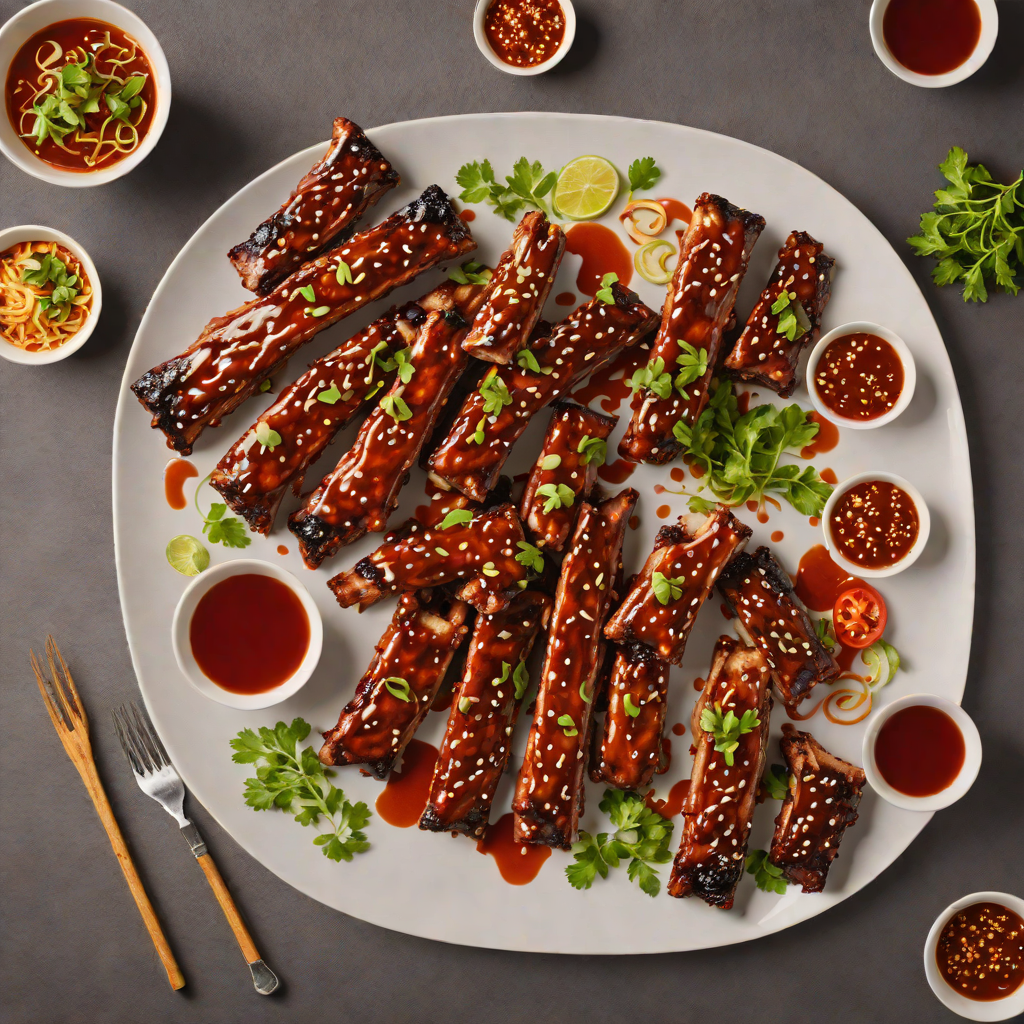 Grilled Korean-Style Pork Ribs with Gochujang Glaze