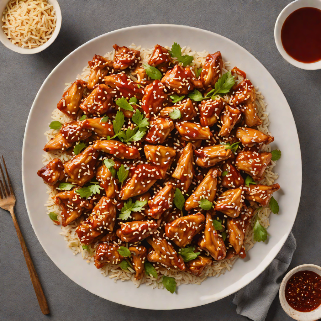 Spicy Korean-Style Stir-Fried Chicken with Gochujang and Sesame