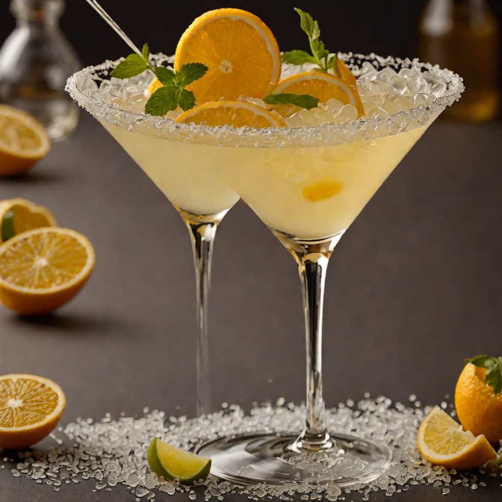 Melting Snow Citrus Martini