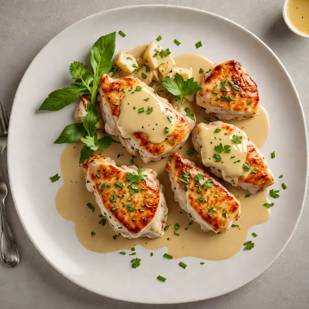Pan-Seared Chicken with Melting Snowy Garlic Butter Sauce