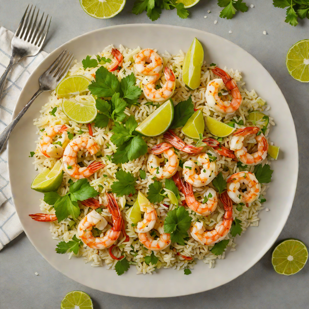 Coconut-Lime Shrimp Stir Fry with Cauliflower Rice