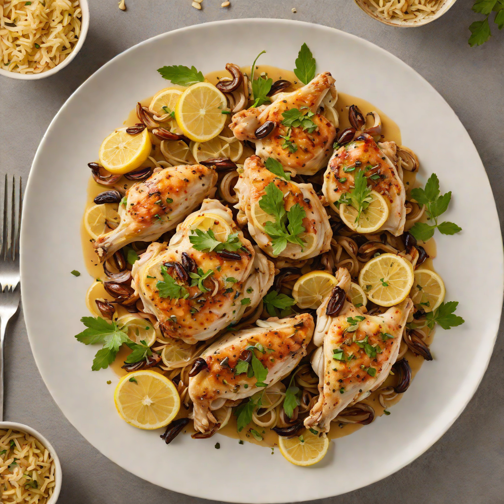 Stovetop Lemon-Garlic Chicken with Caramelized Shallots