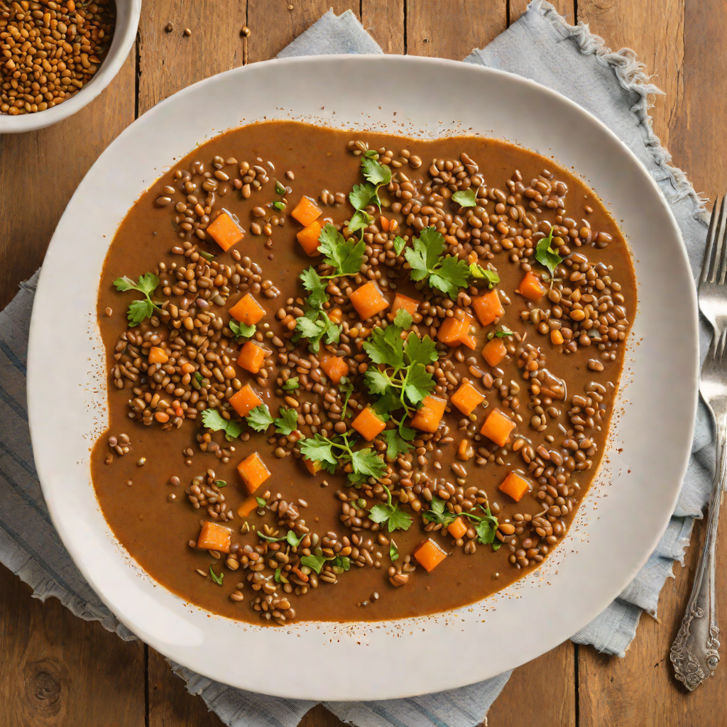 Slow-Simmered Berbere Lentil Stew with Shiro Powder