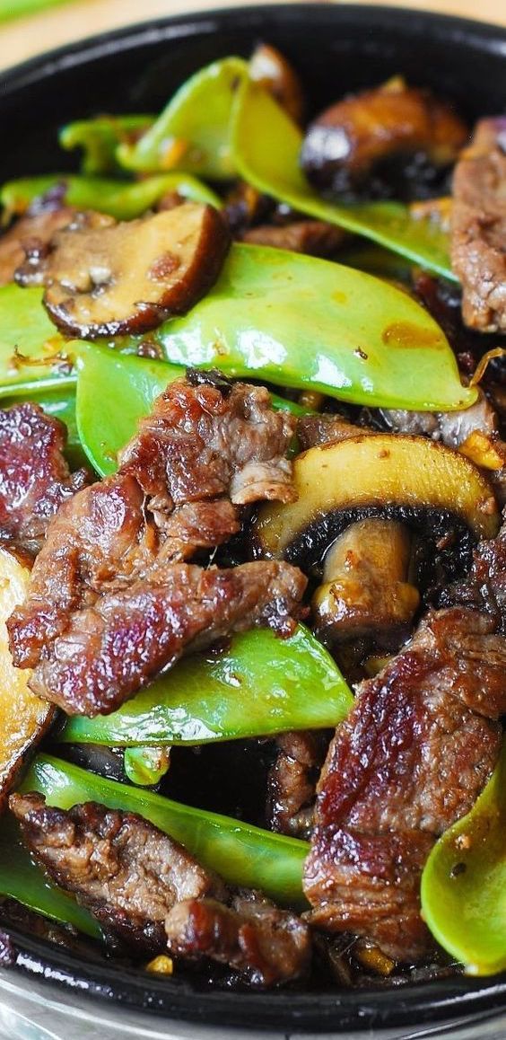 Spiced Beef Stir-Fry with Snow Peas and Sesame