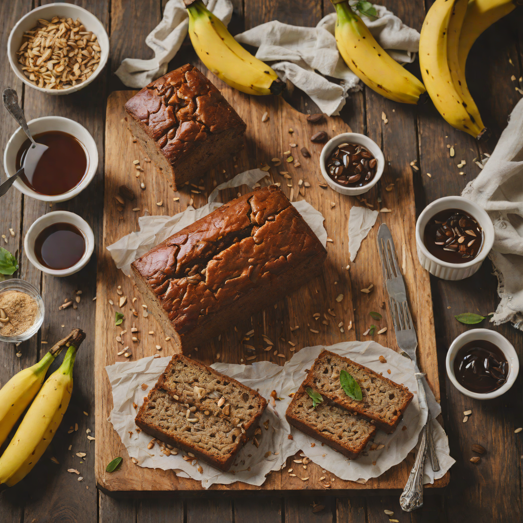 Rum-Soaked Banana Bread with Molasses