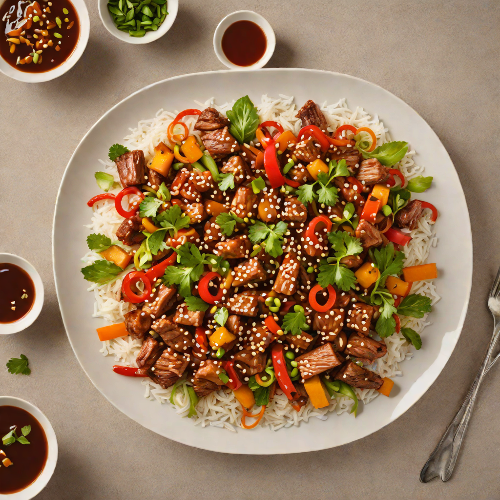 Spiced Korean-Inspired Pork Stir-Fry with Gochujang Glaze