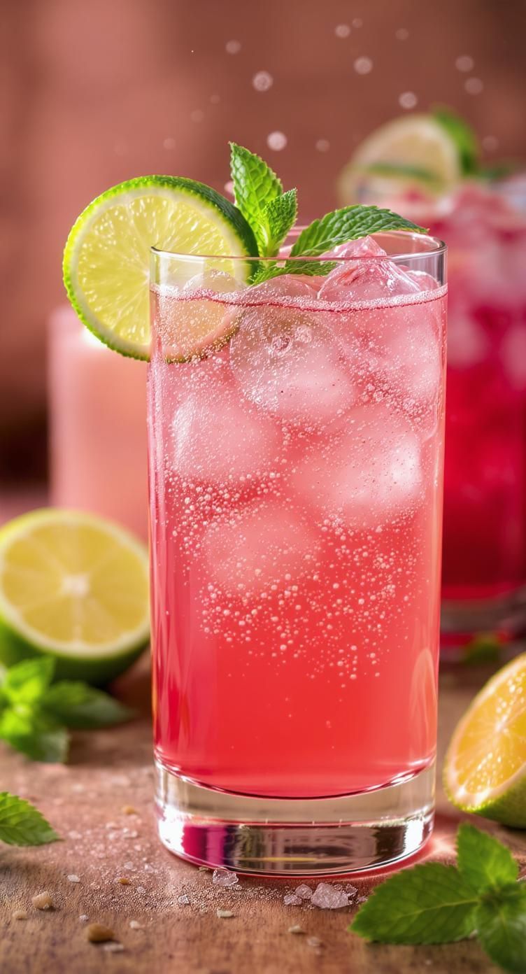 Tropical Lotus Gin Fizz