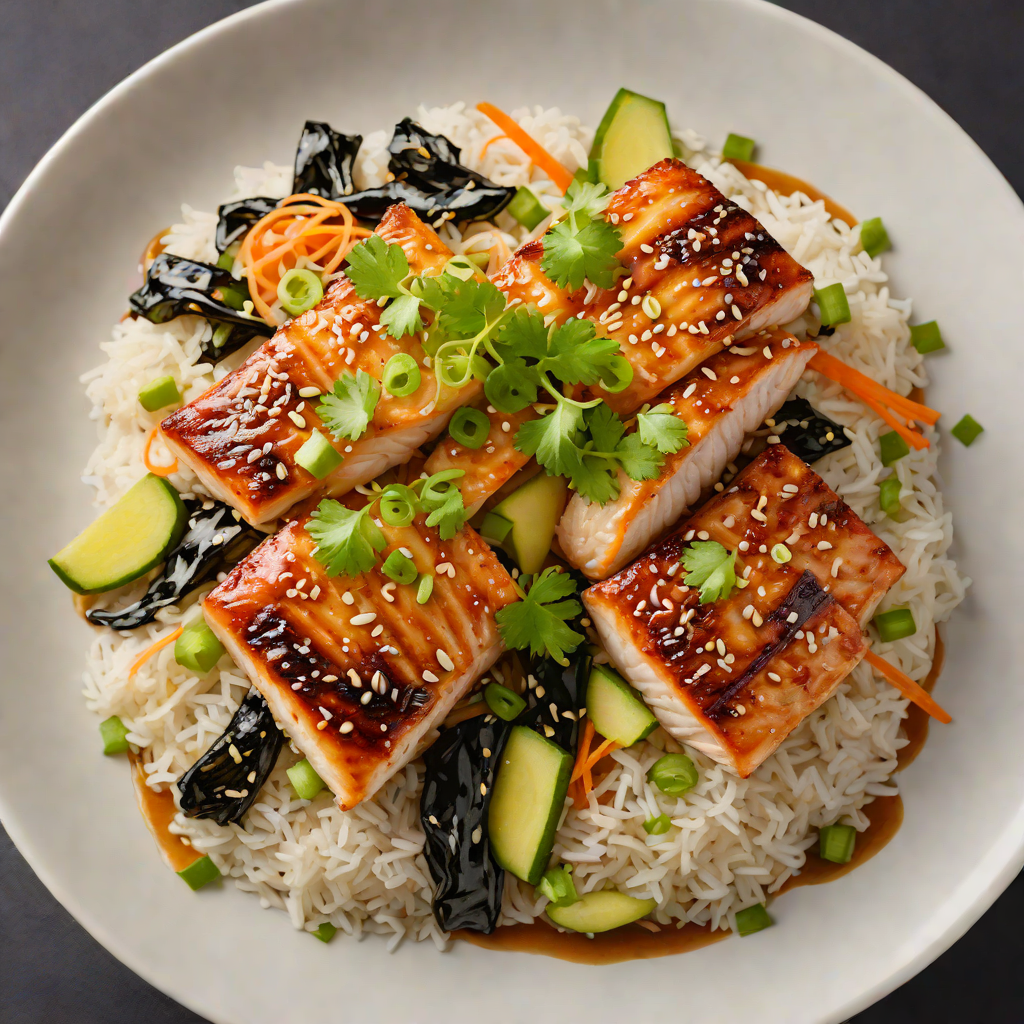 Heian-Inspired Miso-Glazed Black Cod Donburi