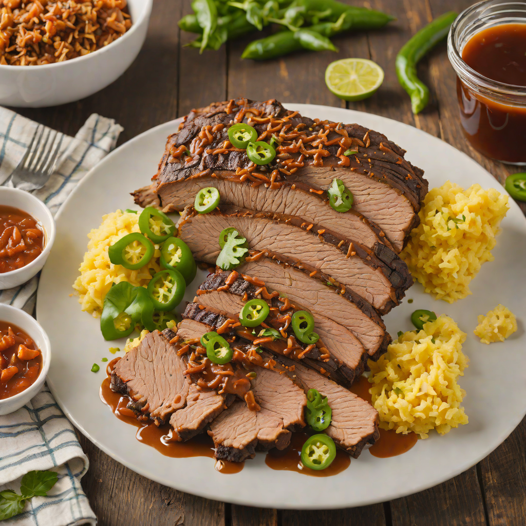 Slow Cooker Texas-Style Beef Brisket with Jalapeño Cornbread