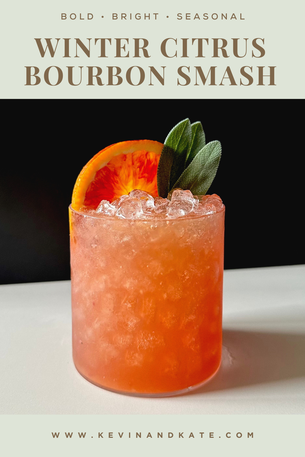 Snowmelt Citrus Bourbon Sour