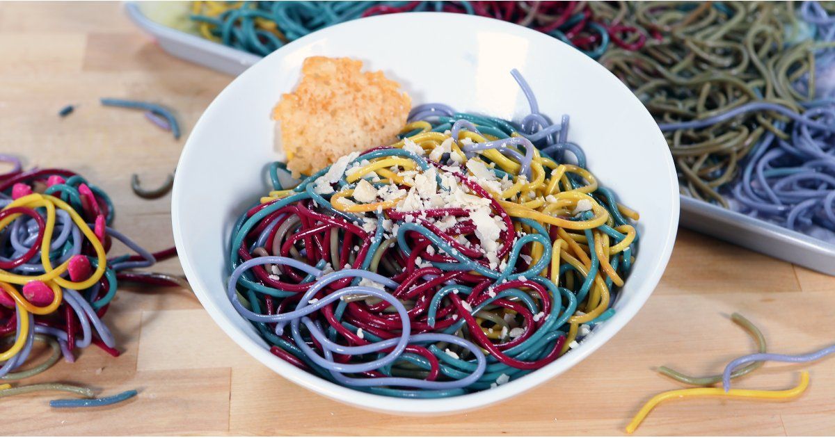 Poki's Playful Rainbow Pasta