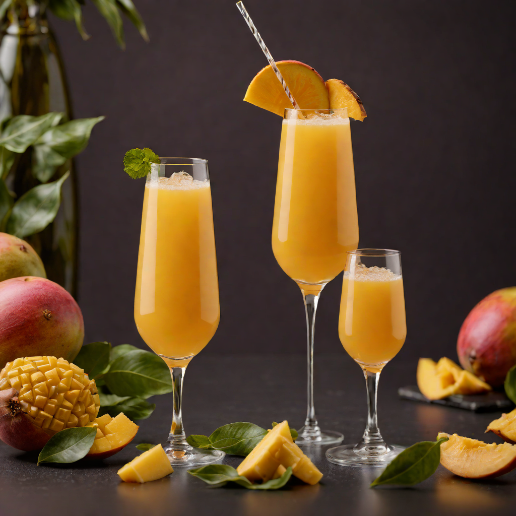 Tropical Mango Power-Up Fizz