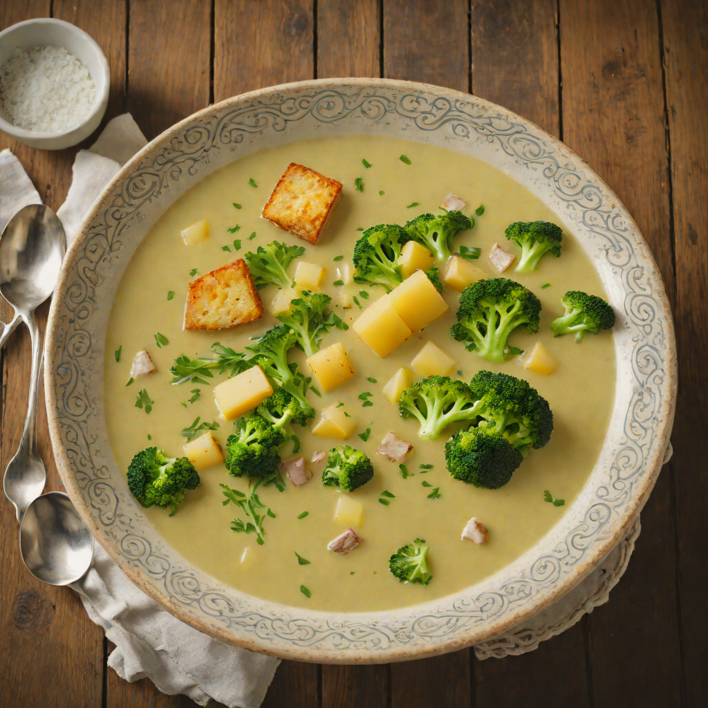 Snow-Melt Broccoli and Potato Soup