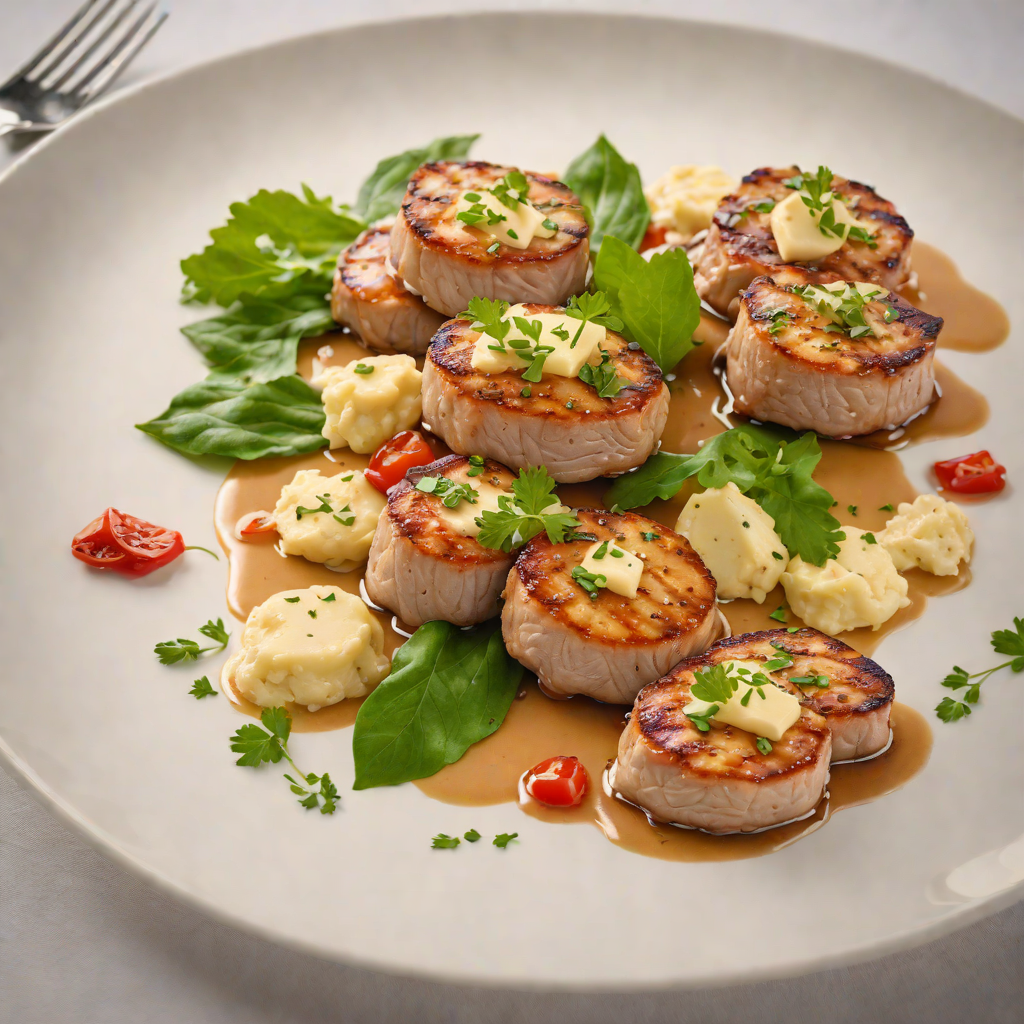 Pan-Seared Pork Medallions with White Lotus Sauce