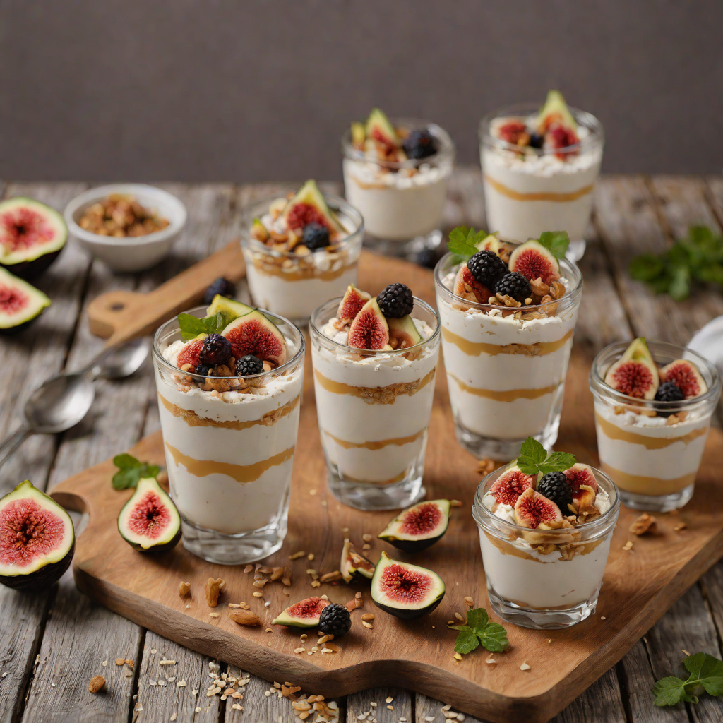 No-Bake Greek Yogurt and Honey Fig Parfait