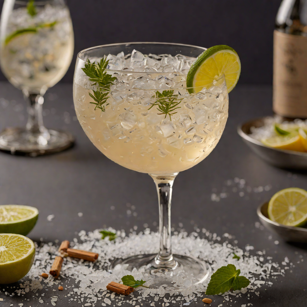 Melting Snowstorm Gin Fizz