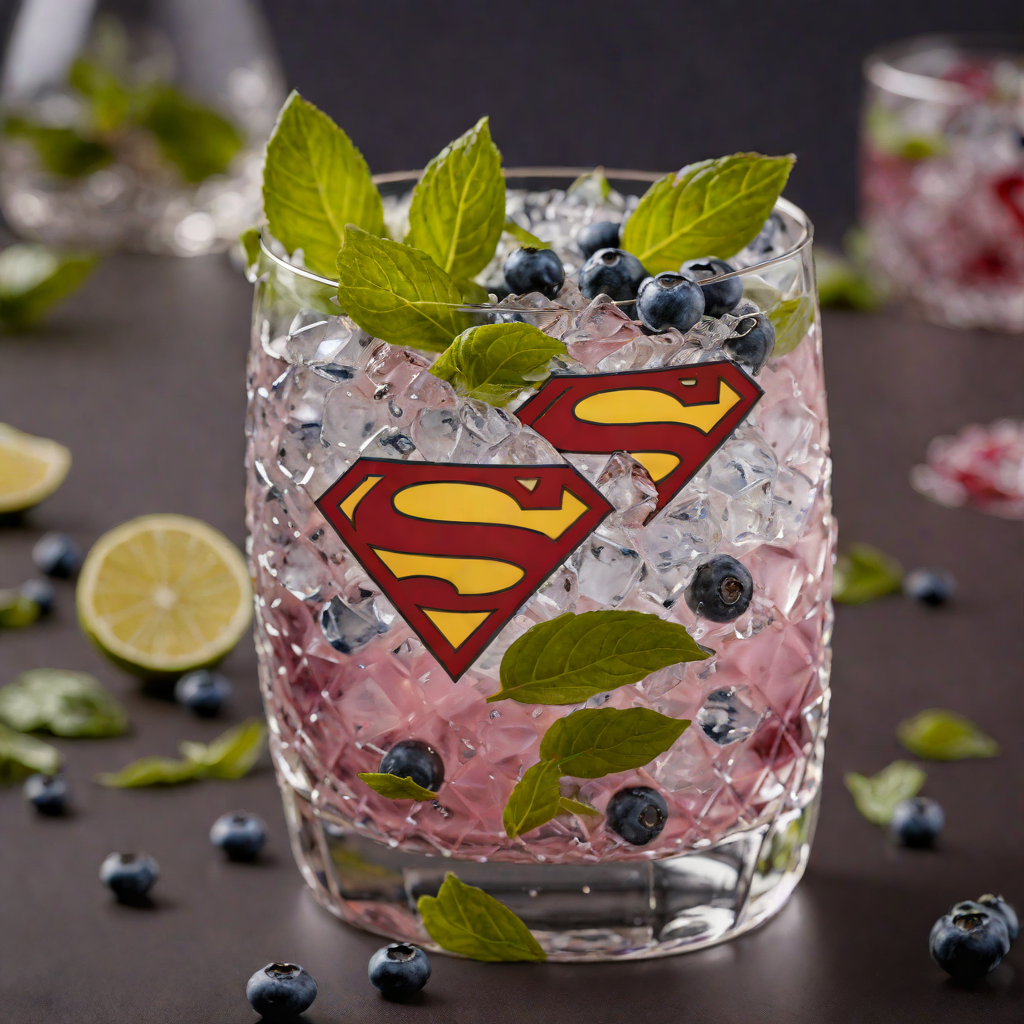 Superman Blueberry Basil Smash