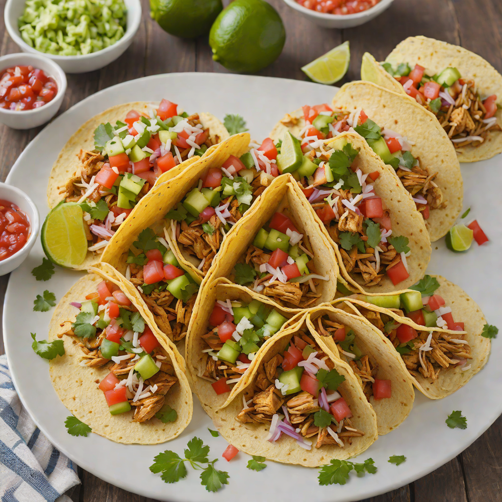 Gloria's Latin-Style Chicken Tacos with Fresh Pico de Gallo