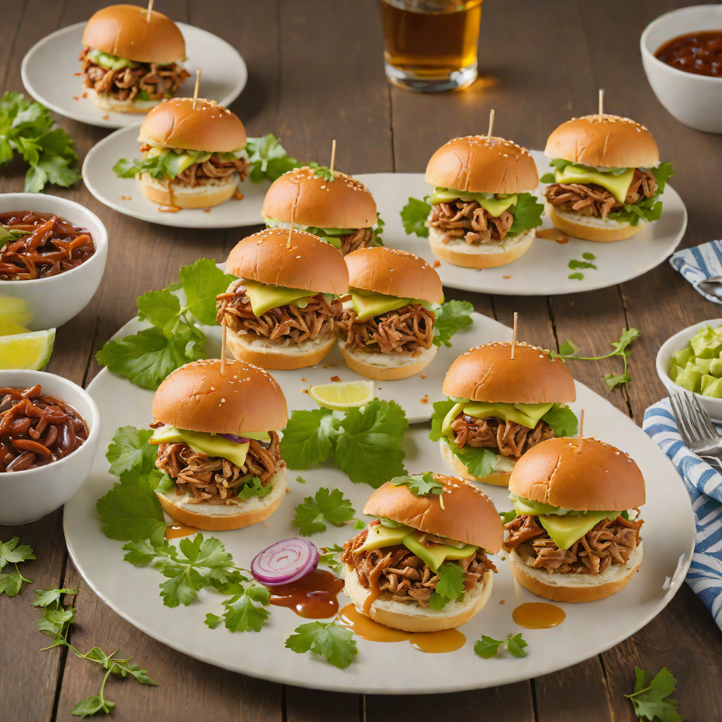 Tropical Rum-Glazed Pulled Pork Sliders