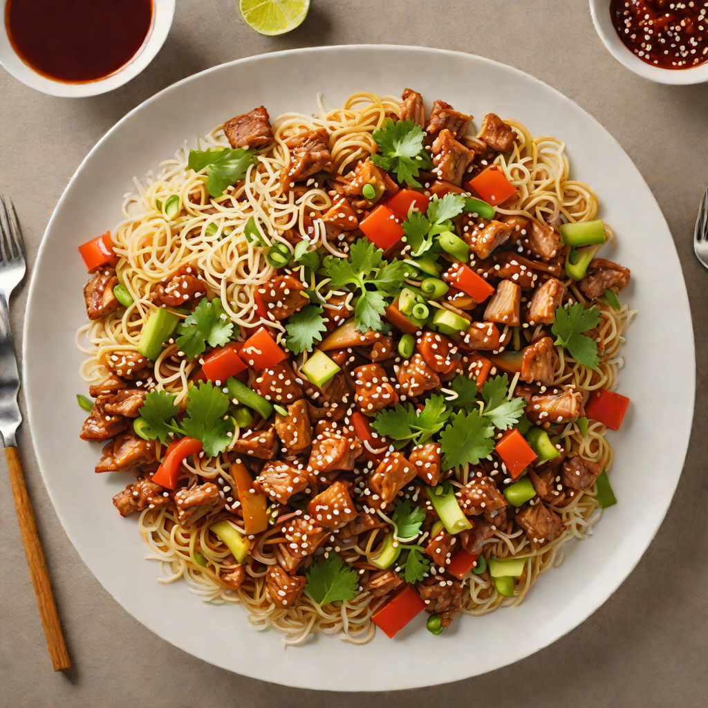Korean-Inspired Spicy Pork Stir Fry with Garlic and Gochujang