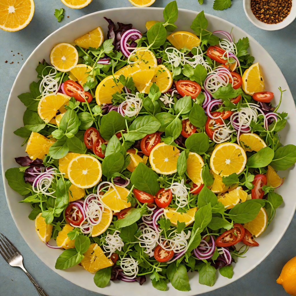 Vietnamese-Inspired Fresh Herb and Citrus Salad