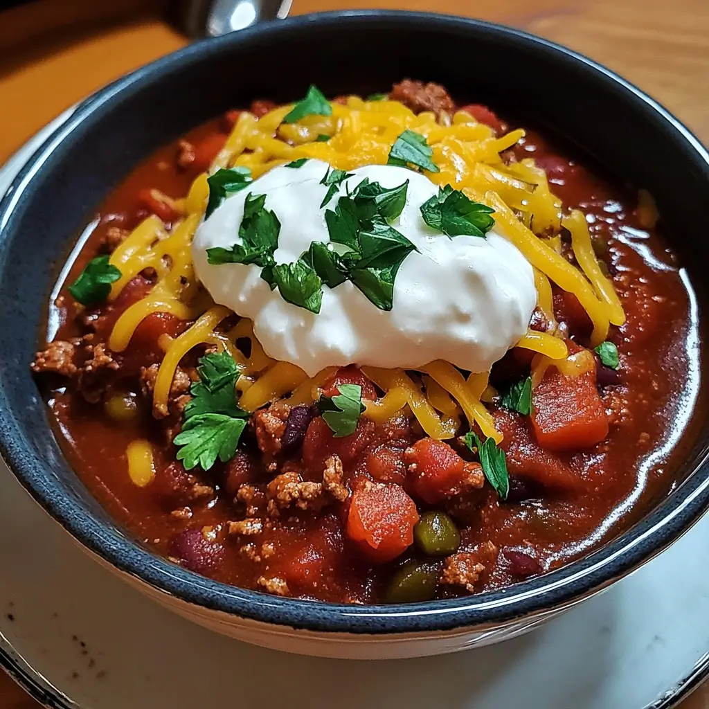 Spicy Beef & Vegetable Chili