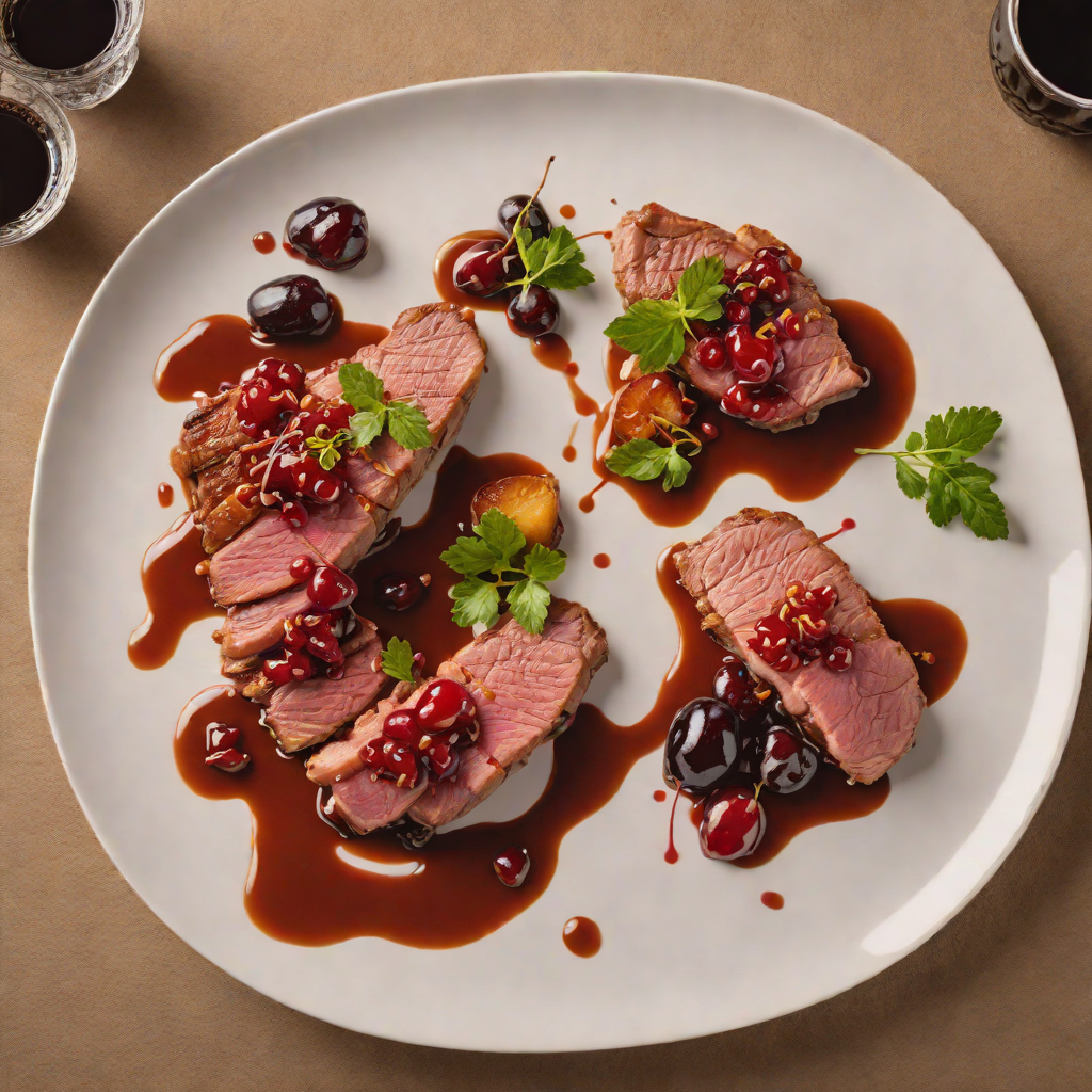 Tasmanian Pepperberry Duck Breast with Davidson Plum Sauce
