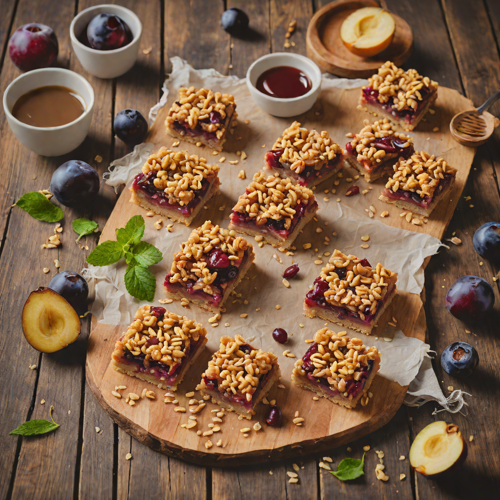 Macadamia and Davidson’s Plum Crumble Bars