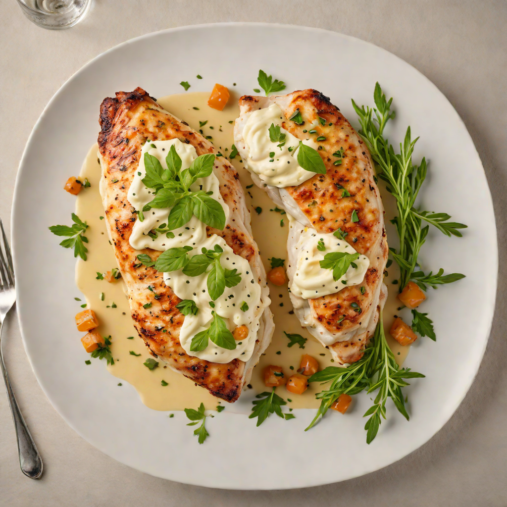 Baked Herb-Ricotta Stuffed Chicken Breast