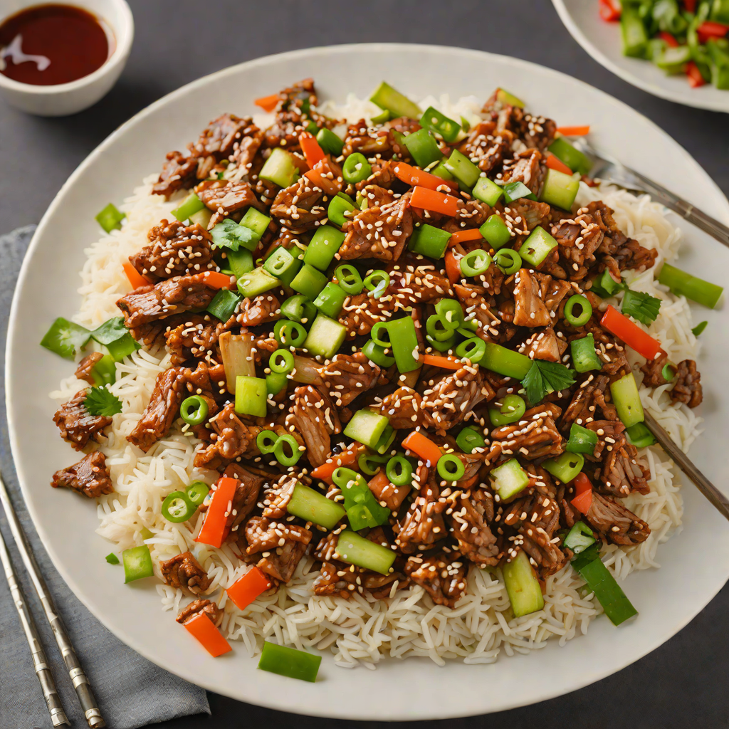 Spicy Korean-Style Pork Bulgogi Stir Fry with Scallions