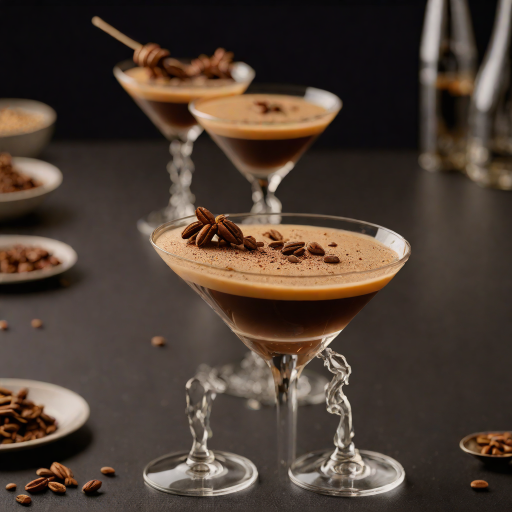 Layered Espresso Cardamom Martini