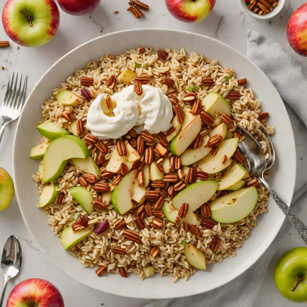 Cinnamon-Spiced Apple Oatmeal Breakfast Bowl